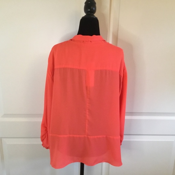 Women's Ruched Sleeve Lightweight Thin Chiffon Blazer - Picture 6 of 8